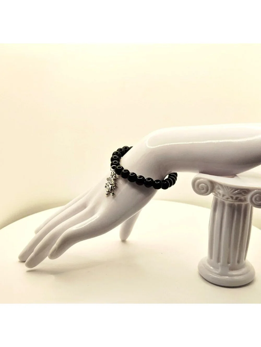 RN Nurse Bracelet, Black Nurse Charm Bracelet, Registered Nurse Gift, CNA